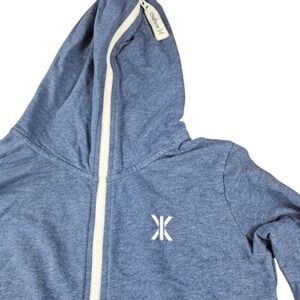 OnePiece Jumpsuit Mens Small Blue Hooded Full Zip One Piece Loungewear PJ Jumper